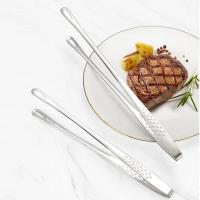 Pinzas De Asado De Acero Inoxidable 24cm/28cm Para BBQ Coreano Y Japonés Pinzas De Cocina Multifuncionales Herramientas De Jardín - details 1