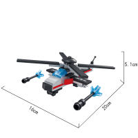 COGO Transformación De Robot a Avión Juguetes De Bloques De Construcción Serie Militar Regalo Para Niños (774 Piezas) - details 38