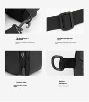 Bolsa De Pecho Antirrobo Para Hombre Pequeña Impermeable Con Malla De Almacenamiento Bolsa Transversal Deportiva Para Viajes Con Bolsillo Para Móvil - details 11