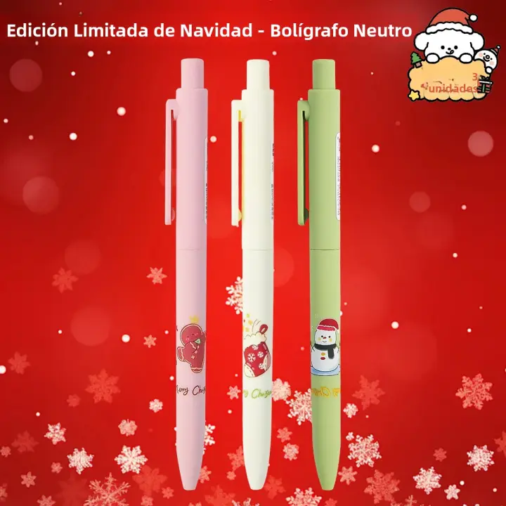 Lápices De Gel WQN Para Navidad 3/6/12PCS Escriben Suavemente Adecuados Para La Escuela Regalos De Papelería Material Plástico Tamaño De Punto De Escritura 0.5mm - 1