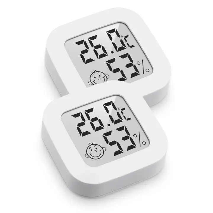 Termómetro Digital Higrómetro LCD para Interiores y Exteriores - 1