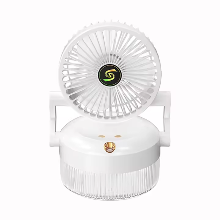 Ventilador de niebla de agua fría esencial de verano, ventilador de refrigeración portátil 3 en 1 con carga USB multifuncional - 1
