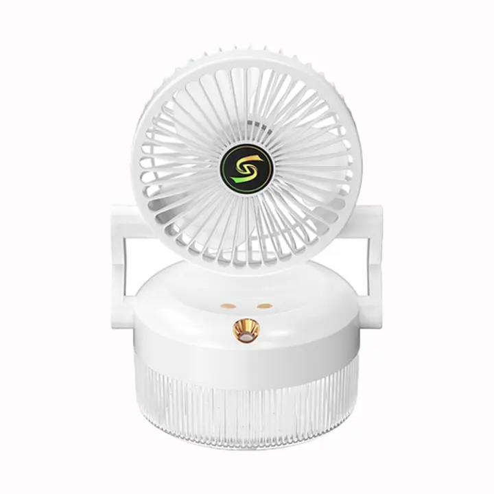 Ventilador de niebla de agua fría esencial de verano, ventilador de refrigeración portátil 3 en 1 con carga USB multifuncional - 1