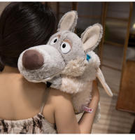 Muñeco De Peluche Navideño Lobo En Ropa De Oveja Suave Almohada De Animales Para Decoración Regalo De Cumpleaños Para Niños - details 11