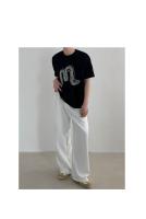 Camiseta De Verano Para Hombre Con Diseño De Letras Tridimensionales Camiseta De Manga Corta Pesada Sensación De Moda Camiseta De Subsuela De Tendencia - details 7