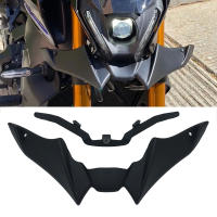 Spoiler Frontal Deportivo Para YAMAHA MT-09 MT09 MT 09 SP 2021 2022 2023 Alas Aerodinámicas Deflector De Viento De Alta Calidad En ABS Plástico Negro / Apariencia Carbono - details 0