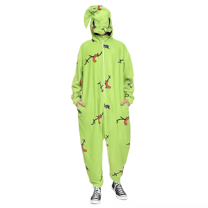 Pesadilla Bug y Stitch Zip One Piece Pijama Party Set para helbres Mujeres - 1