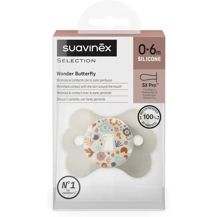 Suavinex Chupete Wonder Butterfly 0-6 Meses - 1