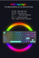 Teclado Mecánico AULA F87 Con 3 Modos De Conexión (2.4G/USB/Bluetooth) Teclado De Juego RGB Con Hotswap Y Gaskets 87 Teclas - details 14