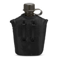 Botella De Agua Para Camping Y Senderismo 1L Con Tapa Resistente Al Impacto Y Desgaste Material De Aluminio Negro Marrón Y Rojo Para Supervivencia En Exteriores - details 30