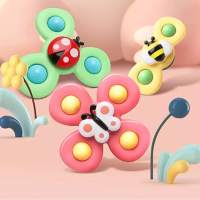 3-Pack - Fidget Spinner with Suction Cup for Children - Spinning Toy multicolor - details 2