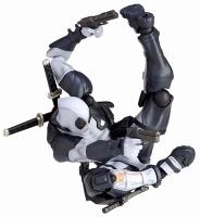 Figura Móvil De Estilo Yamaguchi Marvel Modelo 001EX Deadpool Postura De Ataque Figura Coleccionable Gris Y Blanco Muñeco Decorativo Regalo Para Adultos - details 6