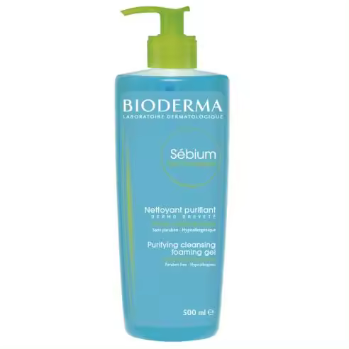 Sébium Gel Moussant Bioderma 500ml - Limpiador Facial Purificante - 1
