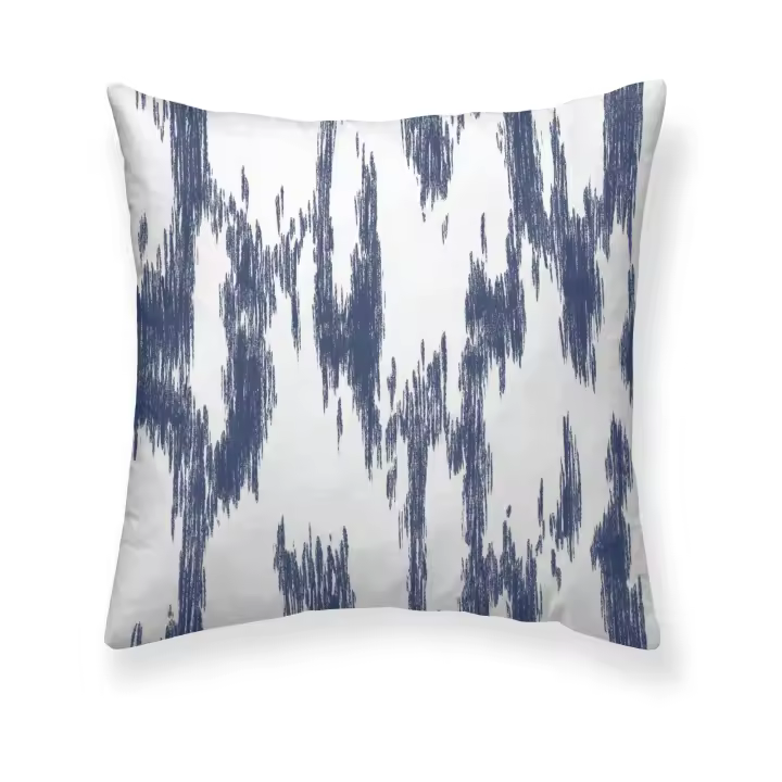 BL Belum Funda de Cojín Mahon Azul 45x45 Cm 100% Algodón Resistente Al Sol - 1