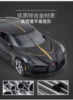 Modelo De Coche Bugatti 1:24 Con Voz Y Luz Coche De Juguete De Metal De Simulación Alta Colección Regalo Para Niños A409 Rojo Verde Azul Negro - details 2
