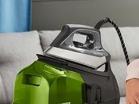 Rowenta Perfect Steam Pro DG8626 Centro de Planchado, Autonomía Ilimitada con 6.9 Bares, Golpe 450 Vapor Continuo de 120 g/min, Suela Microsteam Laser 400, Función Eco, Depósito Cal, Color Negro [Clase de eficiencia energética A+] - details 2