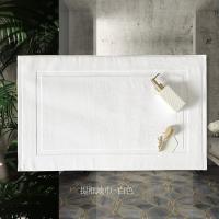 Toalla De Piso Blanca Espesa Y Absorbente De Algodón 100% Para Baño SPA Y Hotel No Eslipiente Tamaño 50x80cm Disponible En Gris Y Blanco - details 5