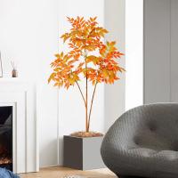 Gran Planta Artificial De Tropicales Roja Banyan Falso Maceta Para Decoración De Sala De Estar Hoteles Y Hogares Material Plástico - details 3