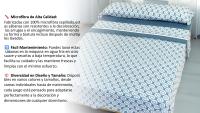 Zimmy - Juego de Sábanas Térmicas Pirineo en Microfibra Suave - Disponible para Camas de 90, 135, y 150 cm en Varios Colores para Confort Invernal - details 2