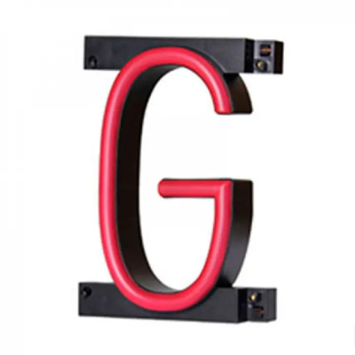 Greenice | Letra LED Neon G Ancho 100Mm Alto 161Mm Fondo 38Mm - - - 1