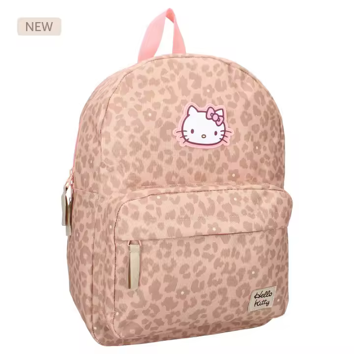 VADOBAG MOCHILA INFANTIL 36CM HELLO KITTY LEOPARD AND LAUGHTER VERANO 2025 36x27x12 Cms. - 1