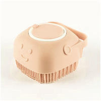Cepillo De Baño De Silicona Para Bebés Y Niños Cepillo De Masaje De Grooming Accesorios De Baño Limpieza Corporal Material De Plástico - details 3