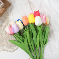 5/10Pcs Bouquet De Tulipes Artificiales PE Espuma Flores Falsas Para Decoración De Bodas Ceremonias Hogar Jardín Decoración De Fiesta - details 1