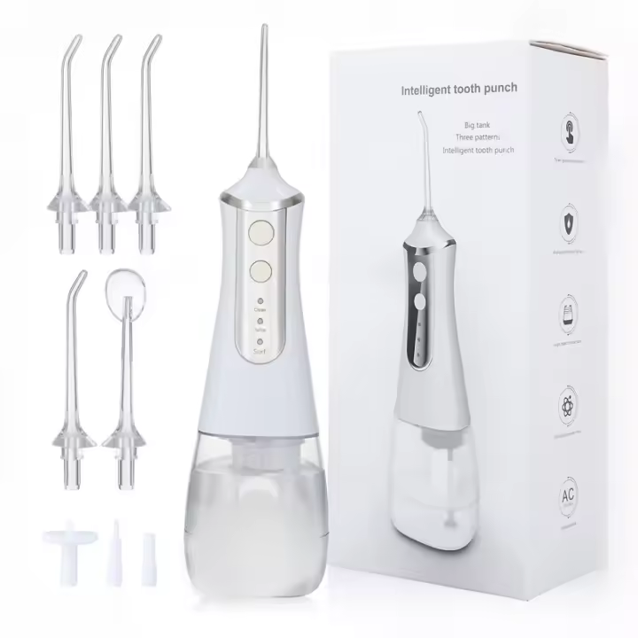 Herramientas de chorro de agua Dental escodientes de limpieza 300ML 5 toberas máquina de lavado de boca efloss - 1