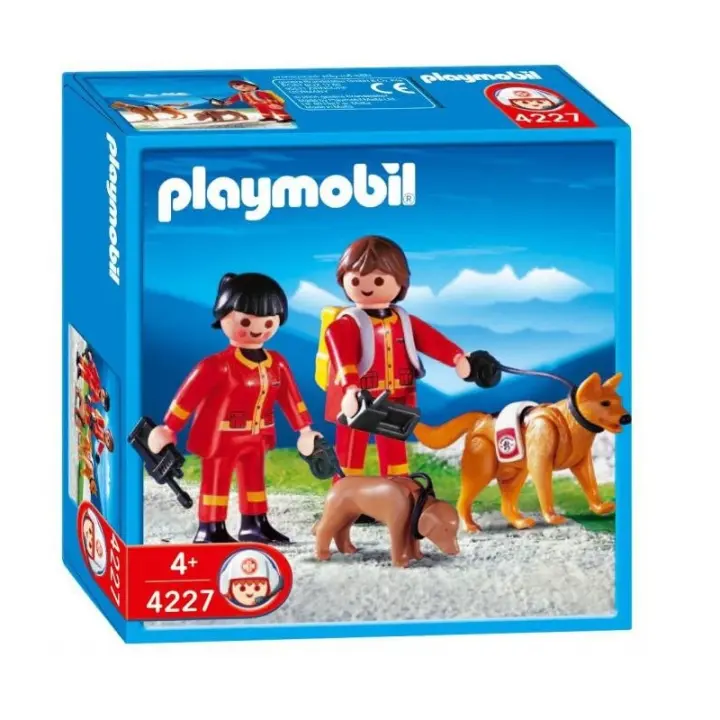 PLAYMOBIL - EQUIPO DE RESCATE CON PERROS, 4227, TIENDA CON LICENCIA OFICIAL - 1
