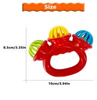Juguete Sensorial De Campana Para Bebé Recién Nacido 4PCS Juguetes De Agarre Seguros Para Niños De 0 a 24 Meses Material ABS Geométrico - details 21