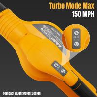 Soplador de hojas inalámbrico - Soplador de hojas eléctrico inalámbrico de 21 V con 2 baterías y cargador, modo de 2 velocidades, soplador de hojas ligero de 2.0 Ah para cuidado del césped, patio - details 0