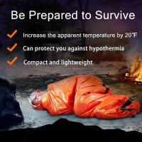 Bolsa De Sueño De Sobrevivencia Emergente Al Aire Libre Manta Térmica Mylar Impermeable Reutilizable Portátil Para Camping Y Senderismo Equipo De Emergencia - details 2