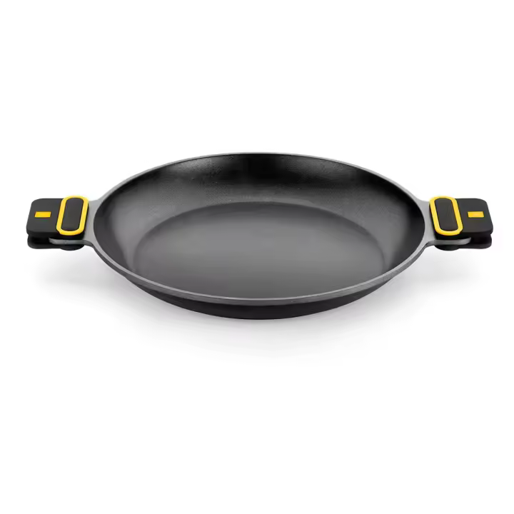 Bra - Paellera Daily Pro, 36 cm, Aluminio Fundido, Antiadherente, Apto Inducción, Mango Ergonómico, Incluye Asas de Silicona - 1
