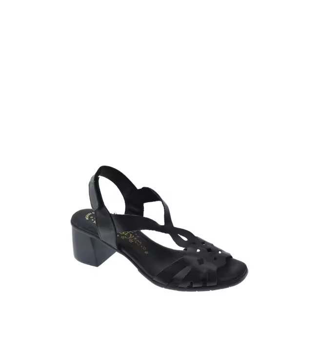 Duendy Sandalia Tacon en piel medio de 5.5cm - 1