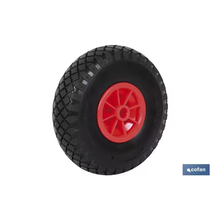 Cofan Rueda para Carretilla de Almacen Sin Rodamiento - 1