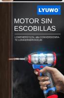 LYUWO Destornillador Eléctrico Sin Cable De 16V Con Gran Torque De 160N.m Herramienta De Batería Multifuncional Para El Hogar - details 5