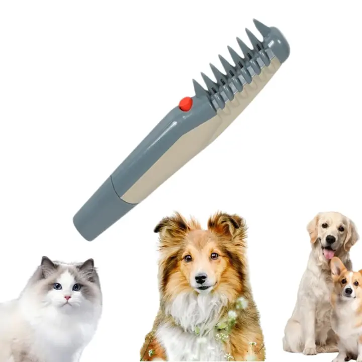 Peine eléctrico Mataway de Petsboro, peine eléctrico Lifweb Mataway, peine eléctrico 2 en 1 para perros y gatos (2 unidades) - 1