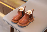 Botas De Invierno Para Niños Y Niñas Con Cierre De Cremallera Y Material Impermeable Acolchado Con Veludo Y Algodón Botines Cálidos Para Bebés Talla True Fit - details 8
