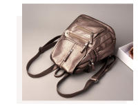 Mochila de cuero de alta calidad para mujer, bolso de hombro femenino Vintage, bolso de viaje para mujer, Mochilas escolares para niñas - details 24