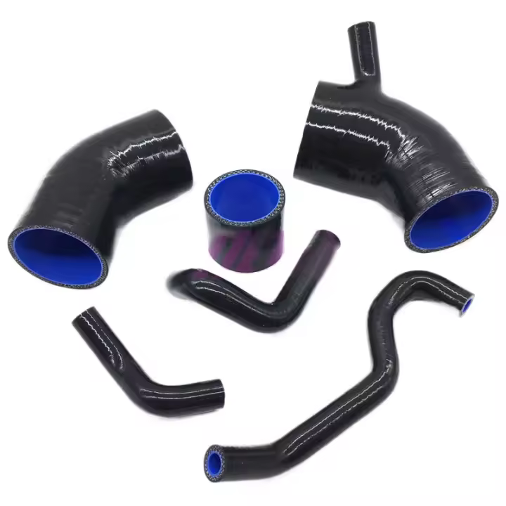 Kit De Tubos De Radiador De Silicona Para TOYOTA CELICA GT-FOUR ST185 A/V/RALLY/RC3S-GTE 89-93 Tubo De Admisión Y Boost Negro - 1