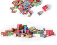 Bloques De Construcción Magnéticos DIY Para Niños Set De Bloques 3D Pixel Diseñador Montessori Juguete Creativo Regalo De Navidad - details 4