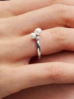 Pandora - Anillo de Perlas cultivadas de Agua Dulce con Doble tratamiento - details 1