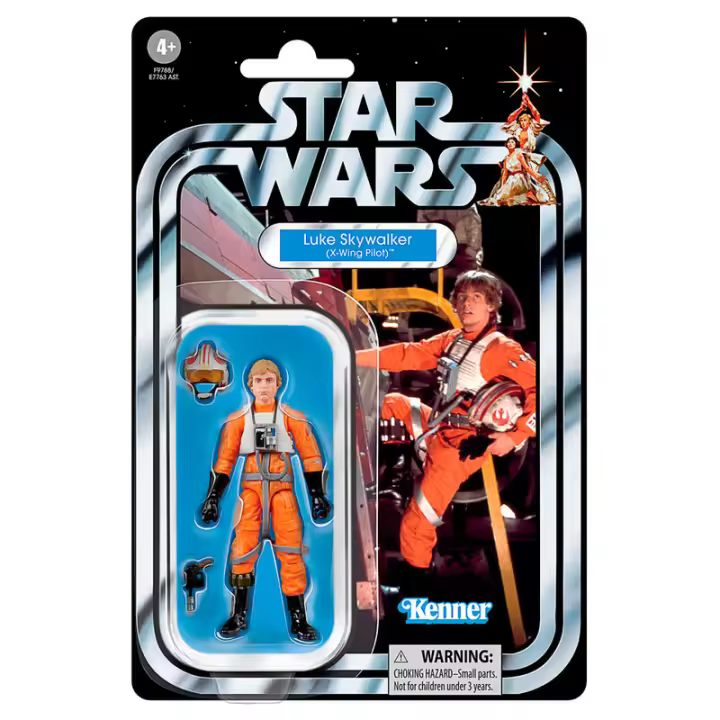 Figura Luke Skywalker X-Wing Pilot Star Wars 9,5cmFigura  Coleccionable - Idea de Regalo- Mercancia Oficial - Juguetes para Niños y Adultos - Movies Fans - Muñeco para Coleccionistas y Exposición - 1