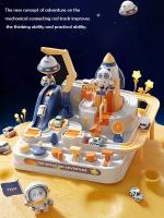Juguete Educativo De Carreras Para Niños Coche De Rail Modelo Juego De Aventura Interactivo Mecánico De Train Cars Sin Batería - details 13