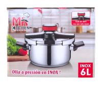Olla a Presión de Acero Inoxidable – 3L / 4L / 6L / 8L, para Cocina Doméstica y Profesional, Estilo Alemán - details 6
