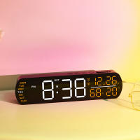Reloj De Alarma LED Con Mostrador Digital Temporizador Cuenta Regresiva DST Botón De Sueño Auto Dimming Mostrador De Fecha Y Día De La Semana Dual 12/24H Reloj De Mesa Moderno - details 6