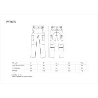 Workteam Pantalón de trabajo hombre de tejido elástico y multibolsillos - details 2
