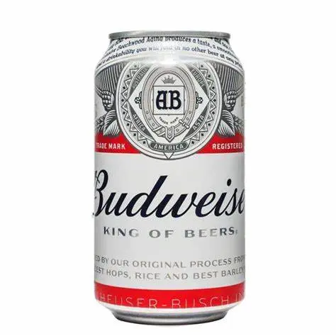 Budweiser - PACK de 12 Cervezas American Lager Doble Fermentación 4.8% ABV - 1