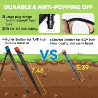 60 Pack Emisores De Rociador De Derrame Para Tubería De Rociado Automático Micro 1/4' Sistema De Riego Para Jardín - details 1
