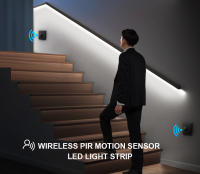 Interruptor De Sensor De Movimiento PIR 24V Luz De Tira LED Neón Con Gel De Silicón Lámpara De Cinta Ultra Brillante Para Escaleras Cocina Armario Dormitorio Decoración - details 2